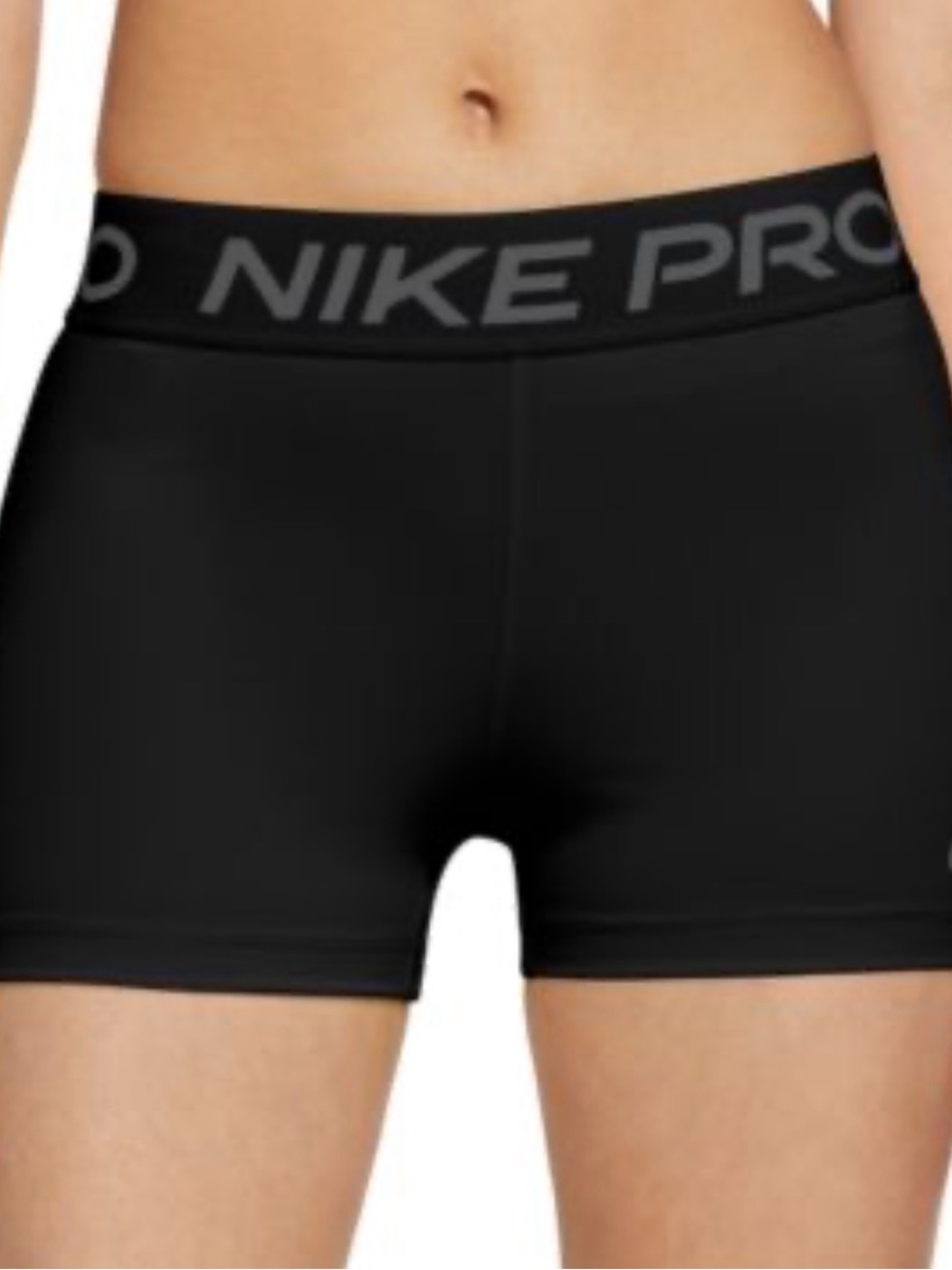 Nike Pro black shorts size large nwt